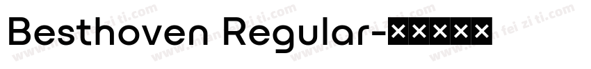 Besthoven Regular字体转换